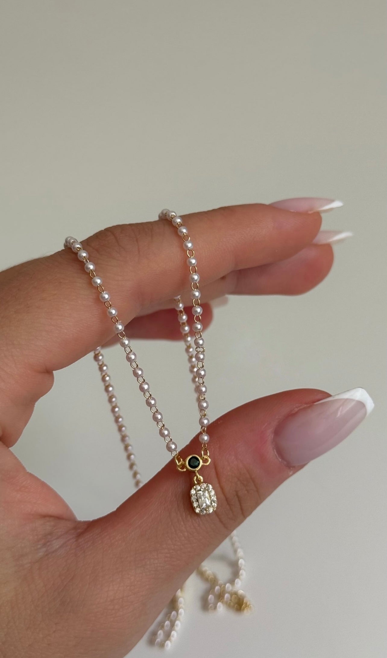 Gemi Pearl Necklace