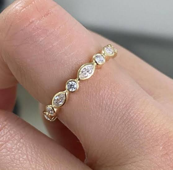 Sideways Band Ring