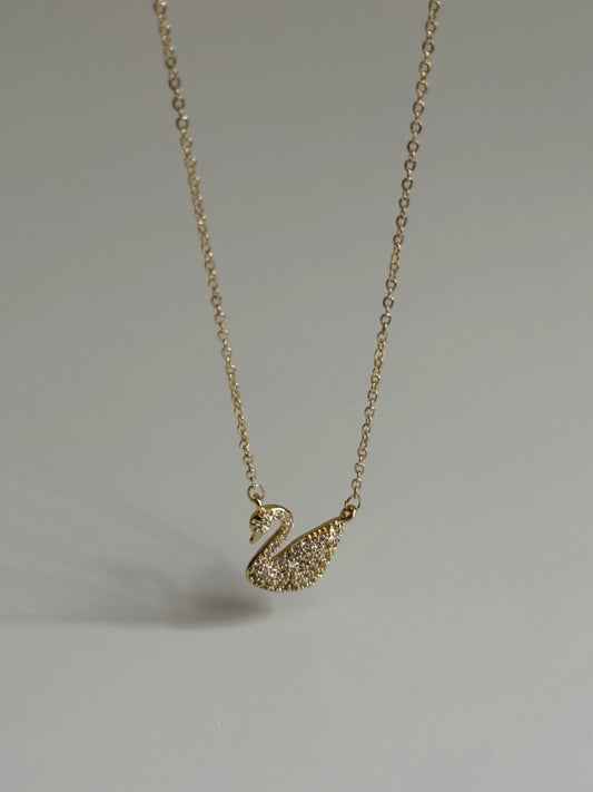 Swan necklace
