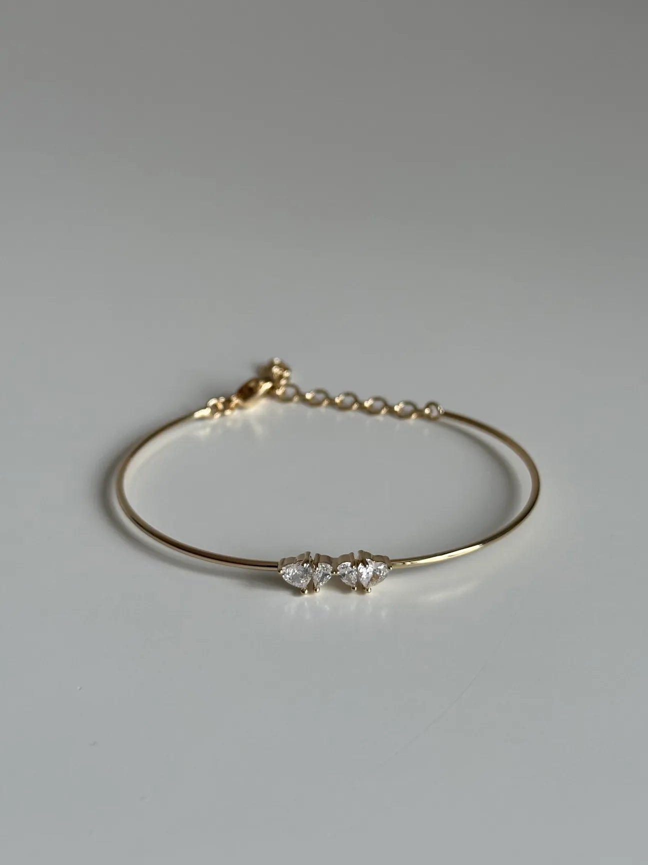Dainty hearts bracelet