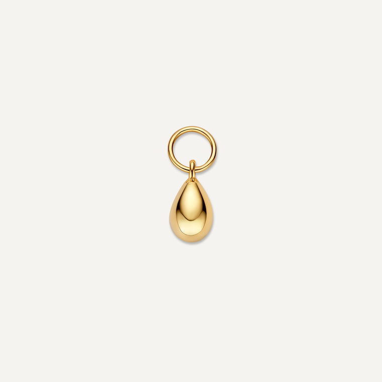 Gold drop charm
