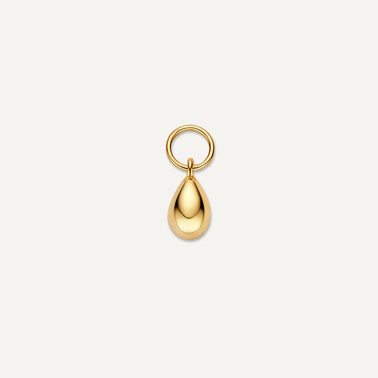 Gold drop charm