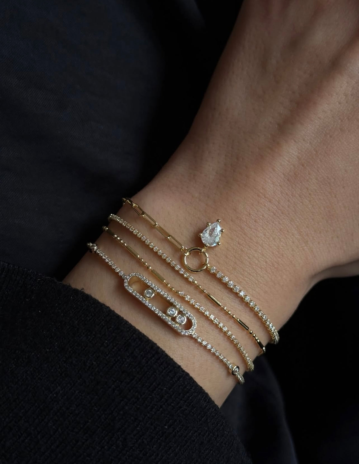 Pear cut Bracelet