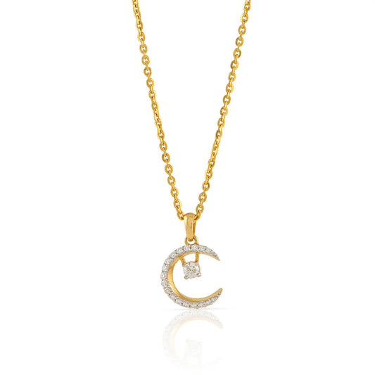 Moon Zircon Necklace