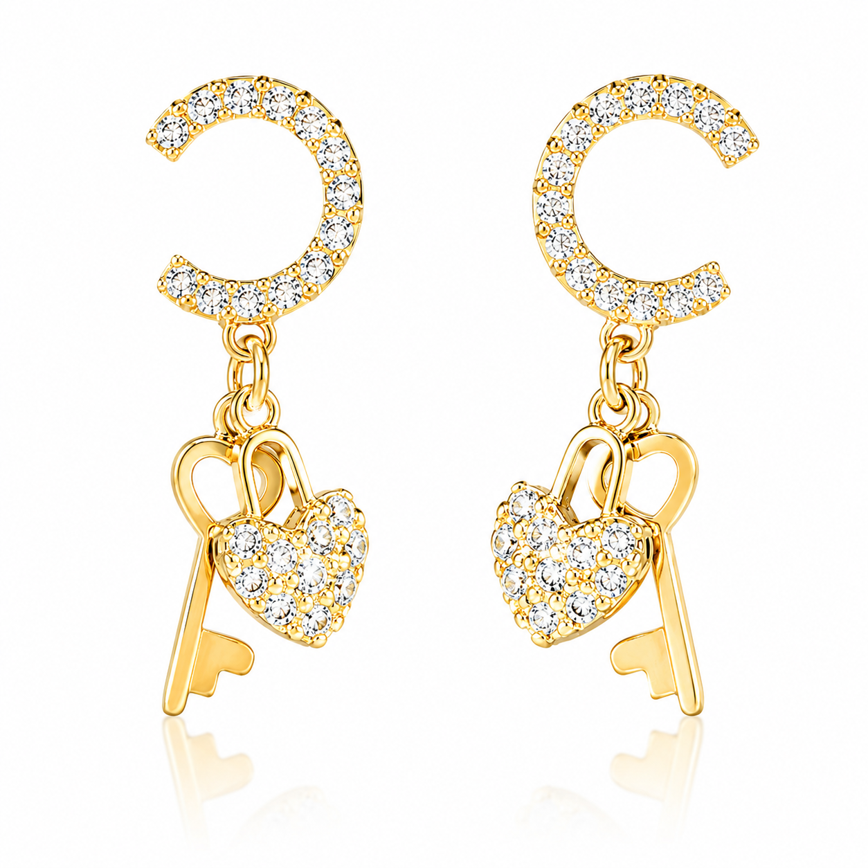 Unlock My Heart Earrings