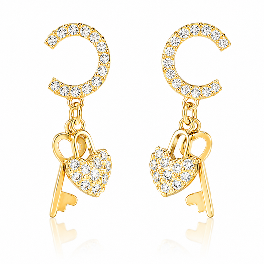 Unlock My Heart Earrings