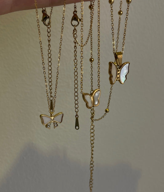 Oceanic Butterfly necklaces