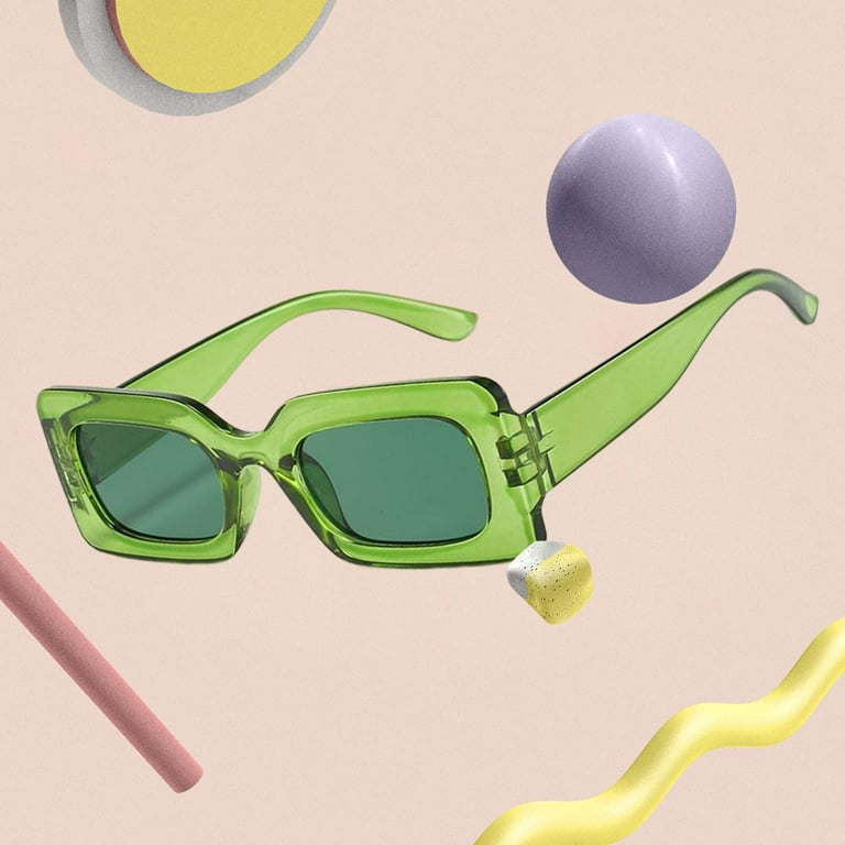 Pastel green Sqaure Sunglasses