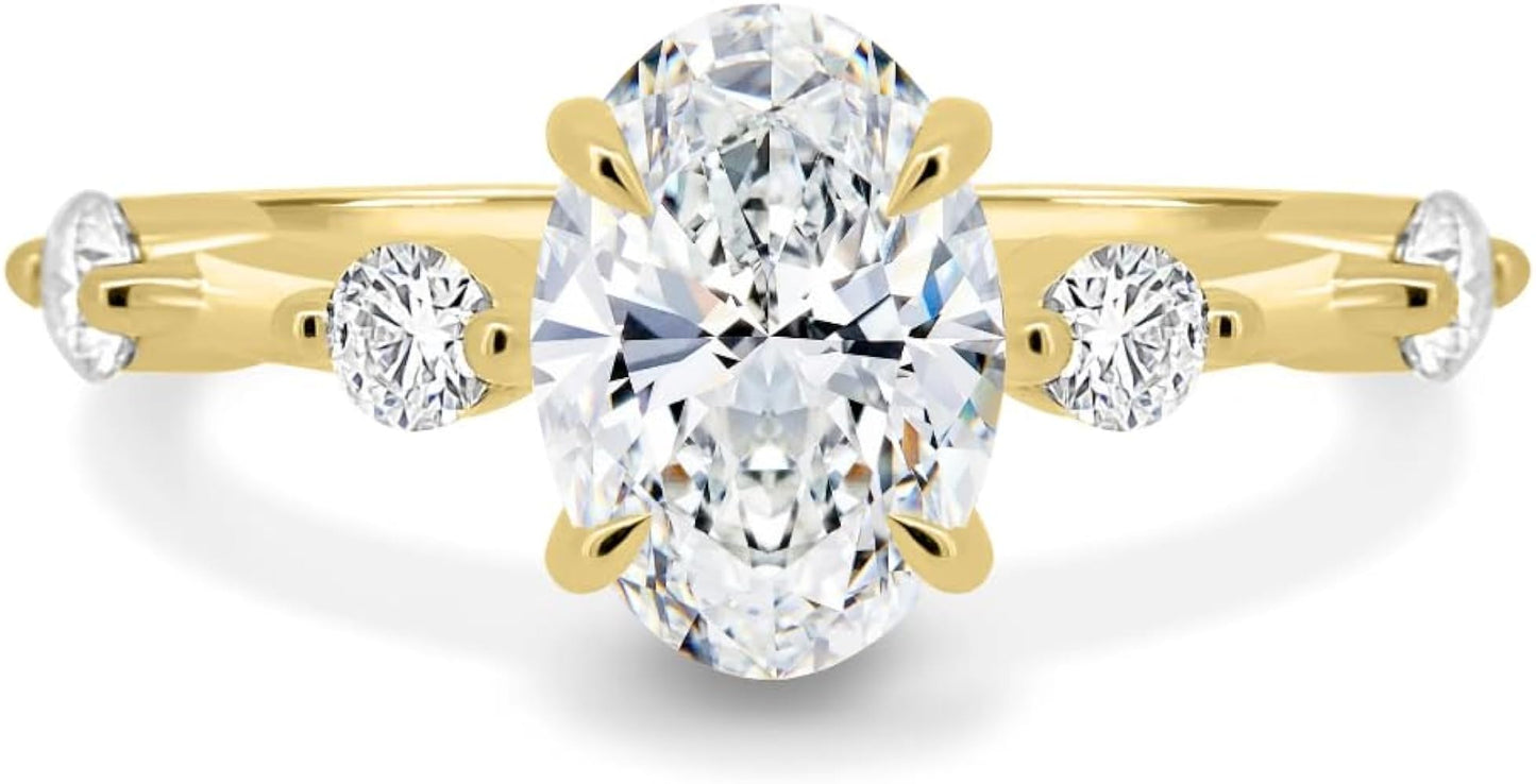 Arwen Moissanite 2.5 CT Oval Cut