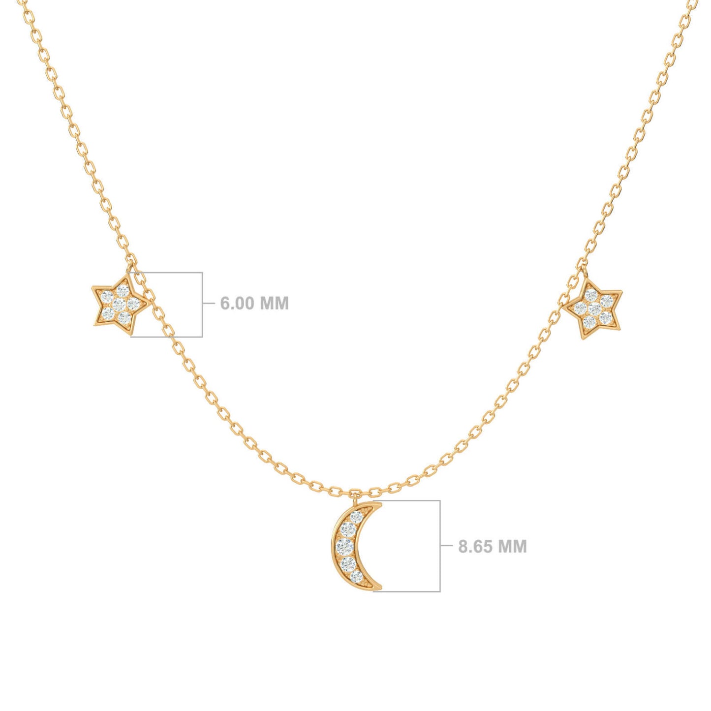 Star&moon Necklace