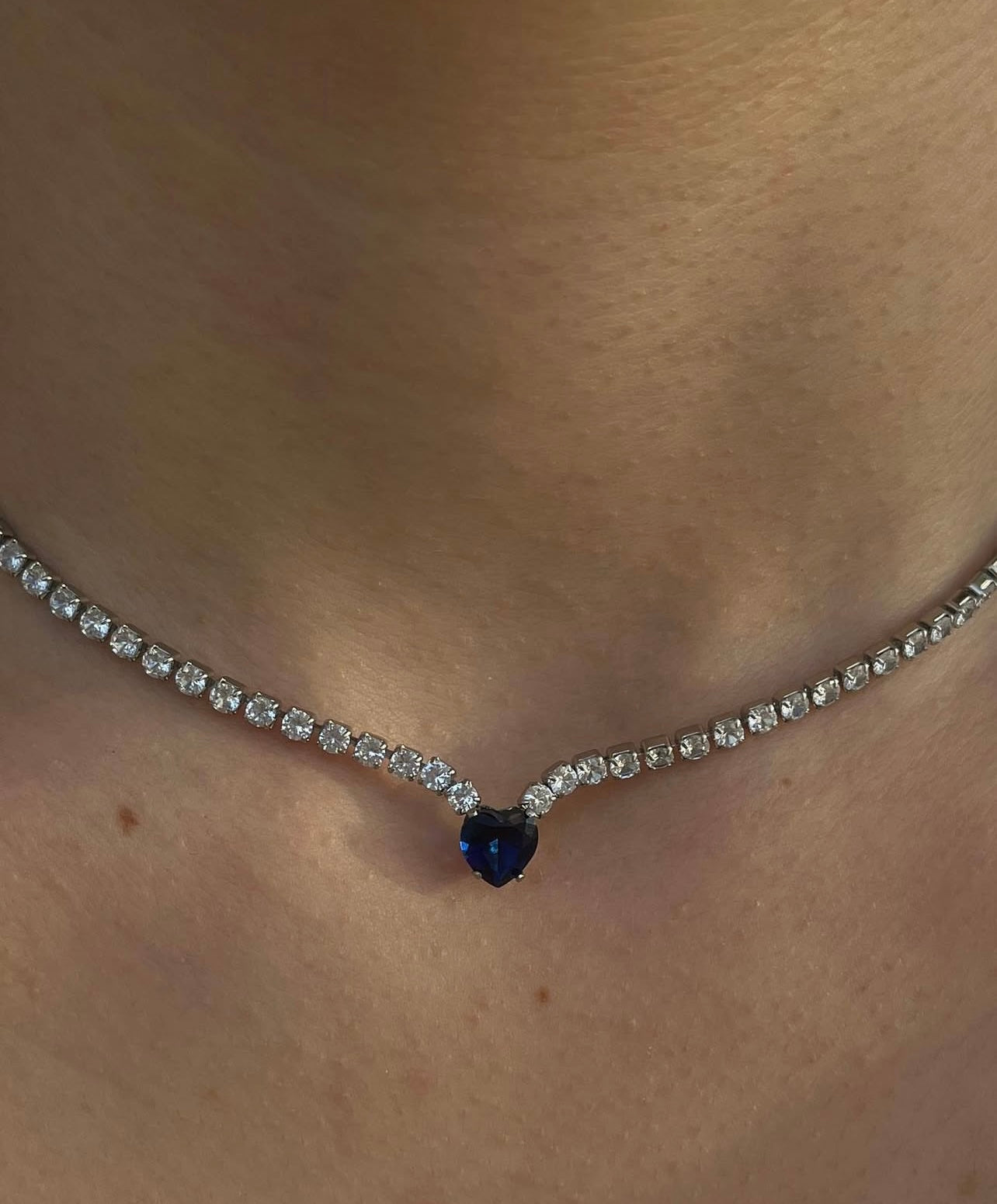 Princess heart necklace