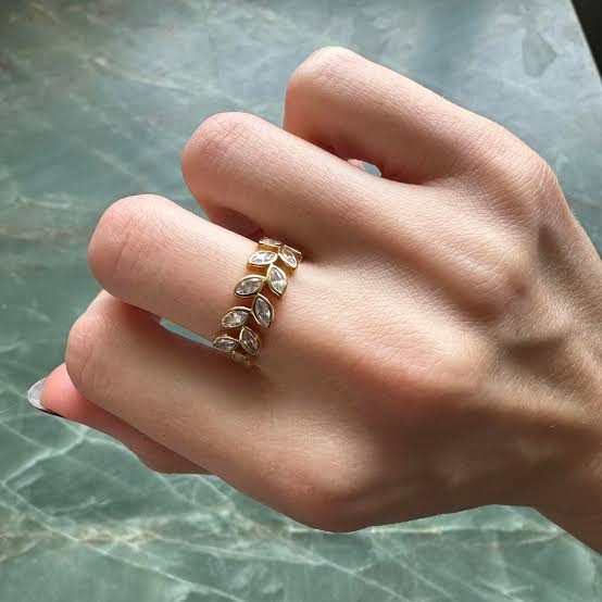 Leaf Band Ring