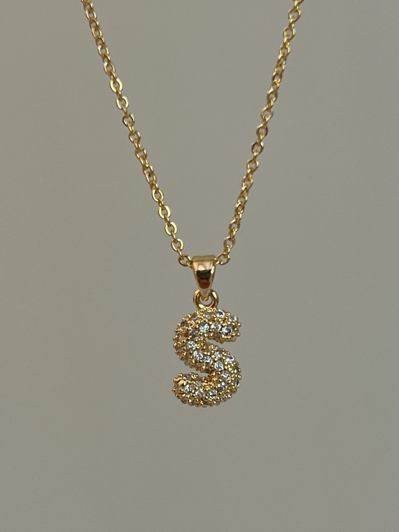 Bubble zircon initials