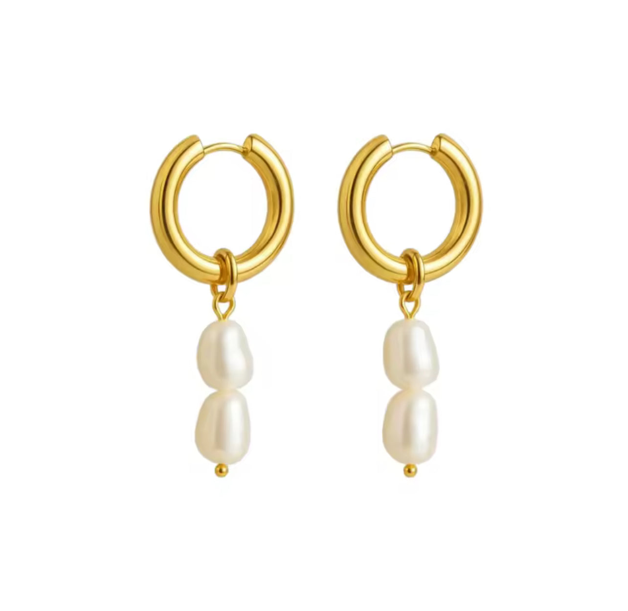 Pearl hoops