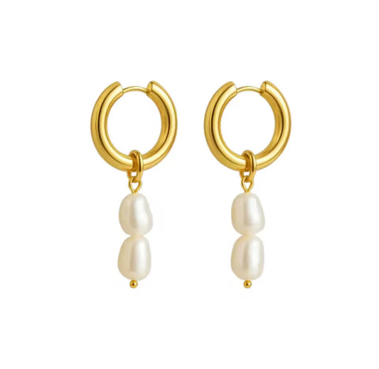 Pearl hoops