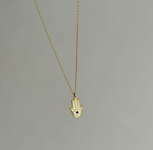Hamsa necklace