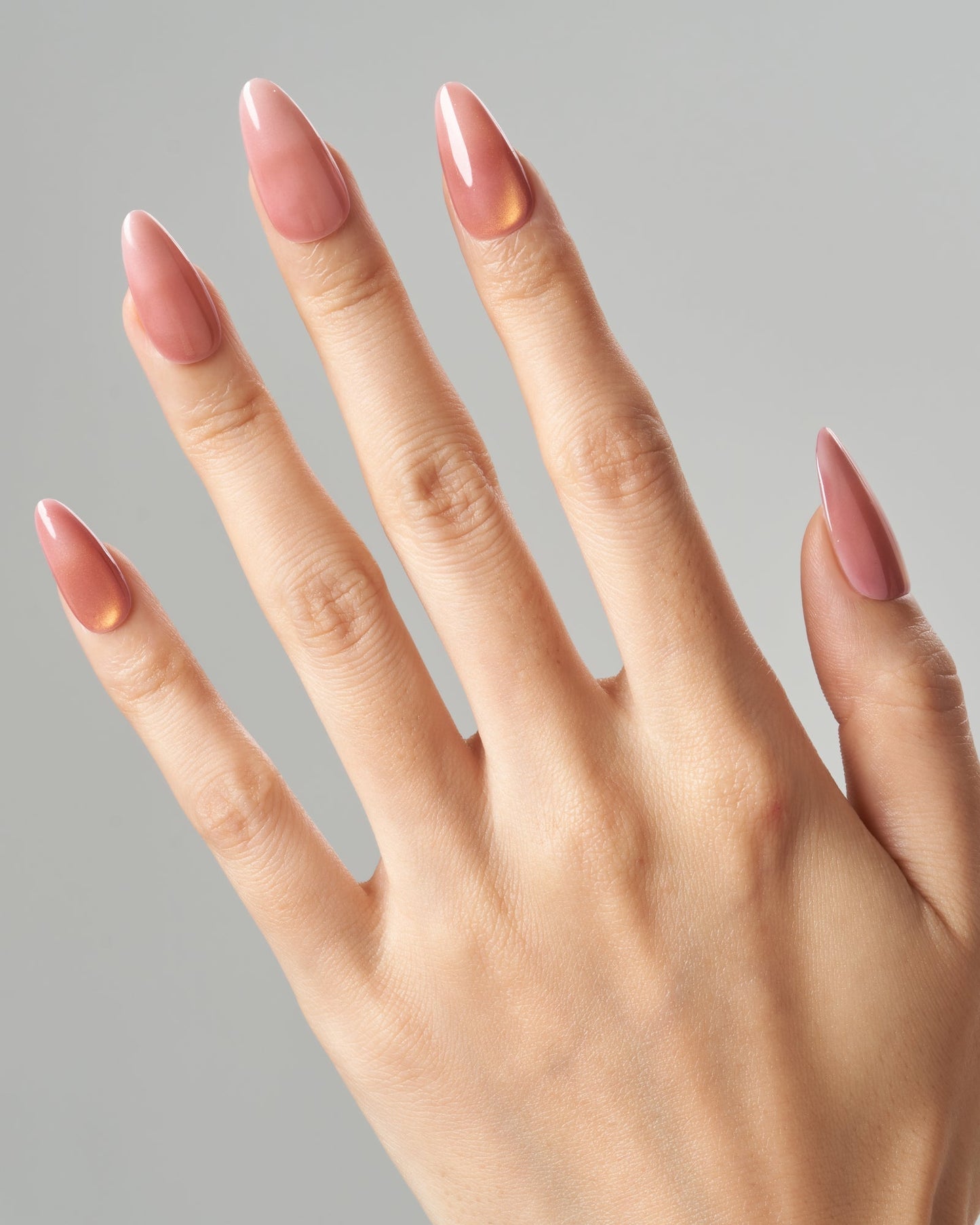 Rosegold Eye Gel nails
