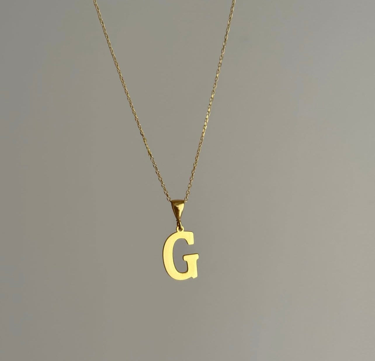 Initial necklace