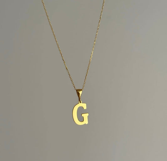 Initial necklace