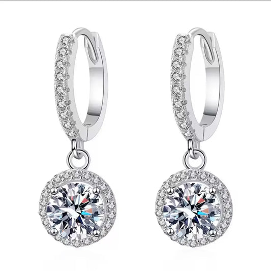 Cubic zirconia Hoops