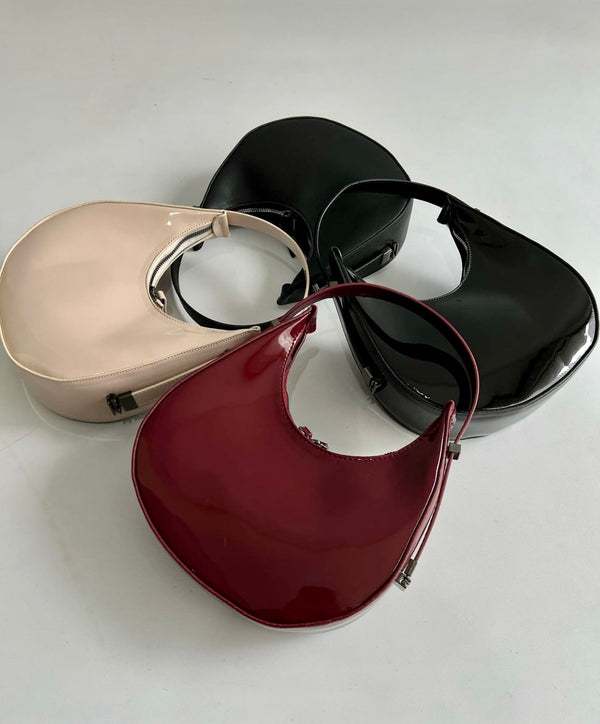 Glossy shoulder Bags