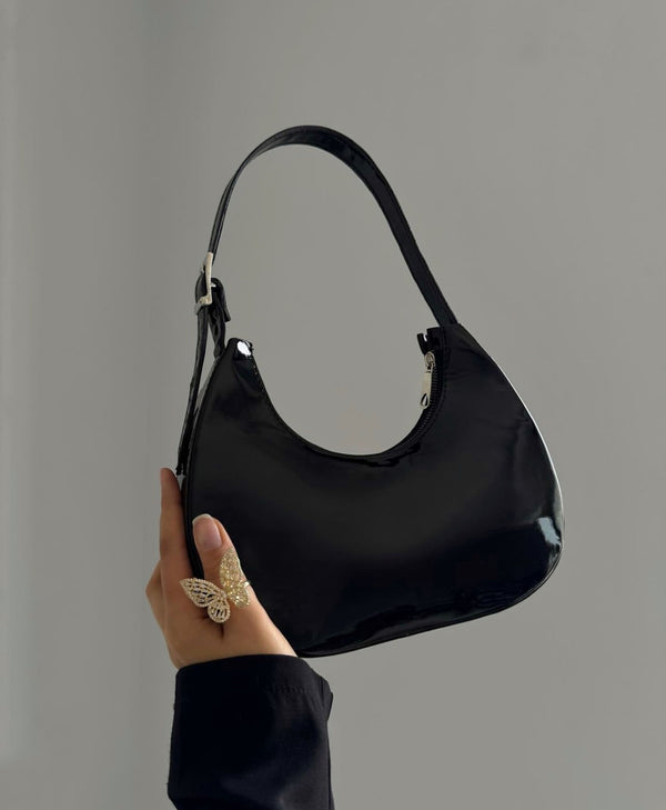 Black Glossy Bag