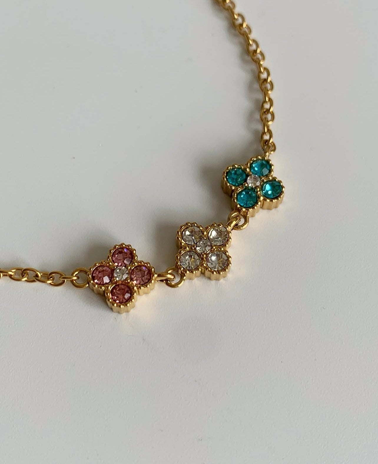 Rainbow Clover Bracelet