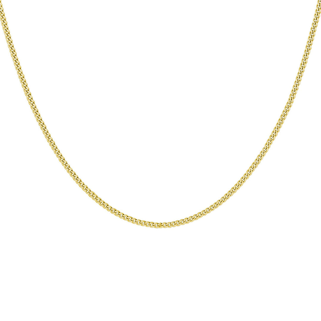 Thin curb necklace