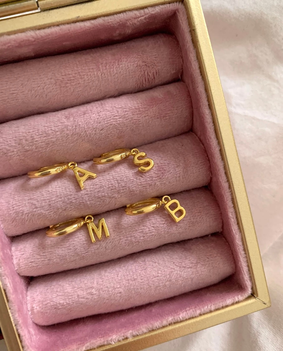 Letter Huggie